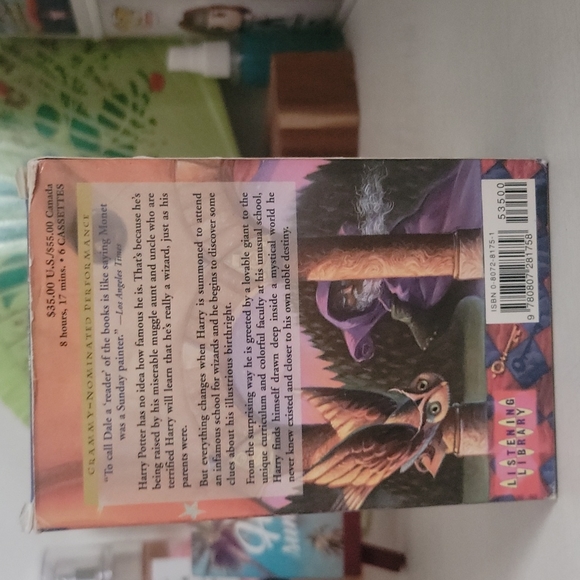 Harry potter and the sorcerer's stone audiobook cassette - Picture 2 of 3